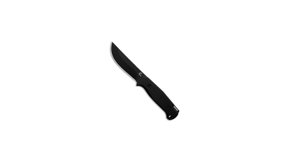 Glow Rhino Glow Rhino The Bohr Fixed Blade Knife Black G-10 3.75" Black PVD, Black, DC-53, adult, BHQ-202417