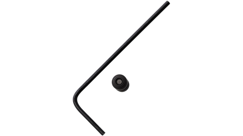 Glow Rhino Knafs Banter Thumbstud, Blue/Single Sided, CNC Machined Stainless Construction, TS-BANTER-001-303SS-BN-ZBXX