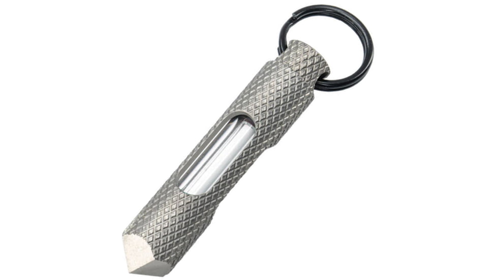 Glow Rhino Knurled Steel Glow Fob Blue, GLRFB002TIXB