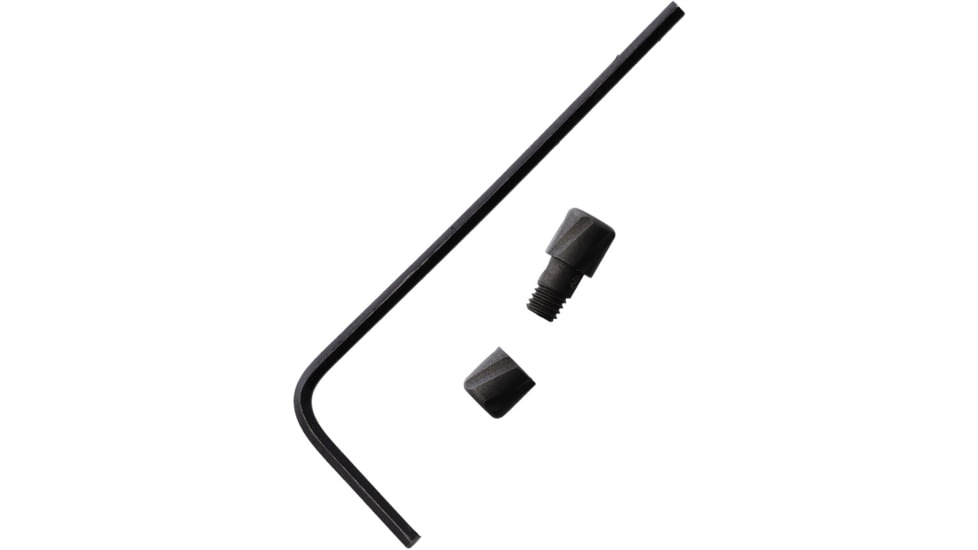 Glow Rhino Rockwall Thumbstud, Single Sided, Black Finish CNC Machined Stainless Construction, TS-ROCKWALL-001-303SS-BN-ZGXX