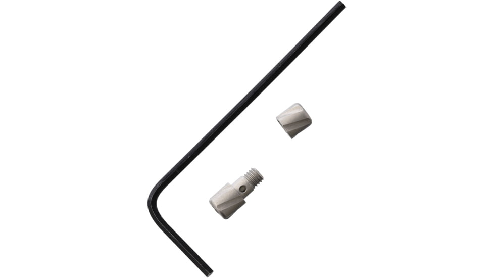 Glow Rhino Rockwall Thumbstud, Single Sided, Satin CNC Machined Stainless Construction, TS-ROCKWALL-001-303SS-SATIN-TG