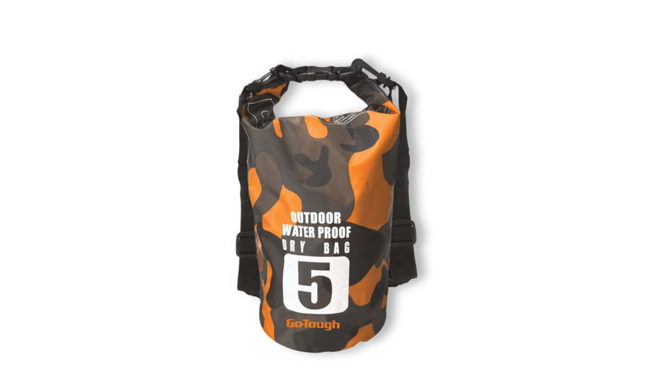 Go-Tough 4 Piece Camping Gift Set - Monocular, Dry Bag, Watch, Fork/Spoon/Knife, Multicolor, Small, GT7000