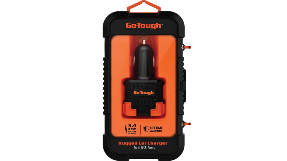 Go Tough Car Charger, Dual USB, GT 1000