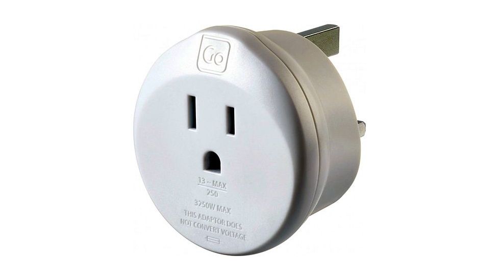Go Travel USA-UK Adapter, White, DES-05549