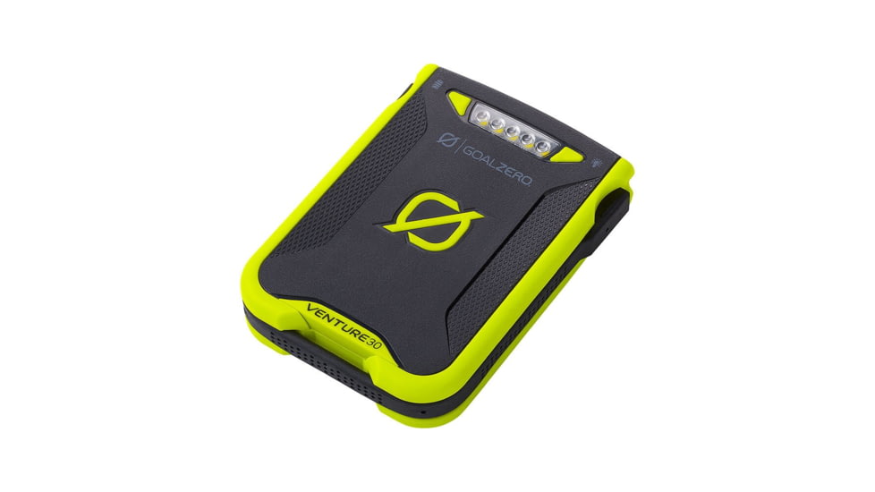 Goal Zero Venture 30 Solar Kit w/ Nomad 10 Solar Panel, Black, 44300