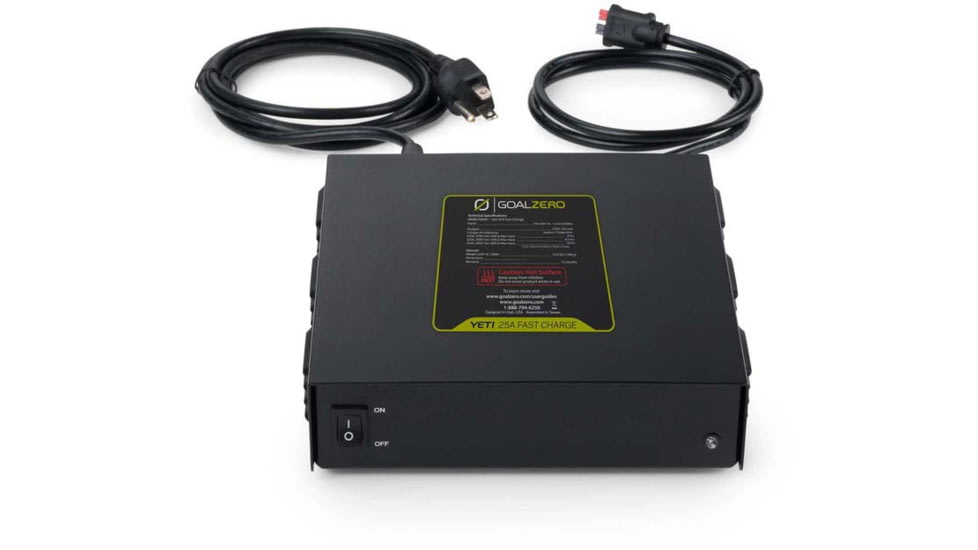 Goal Zero Yeti Fast Charge 25 Amp Power Supply, Black, 98080