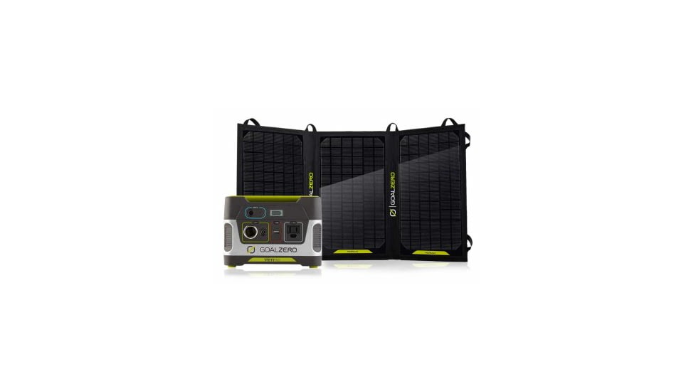Goal Zero Yeti Solar Generator, 150 Solar Generator Kit with Nomad 20 42008