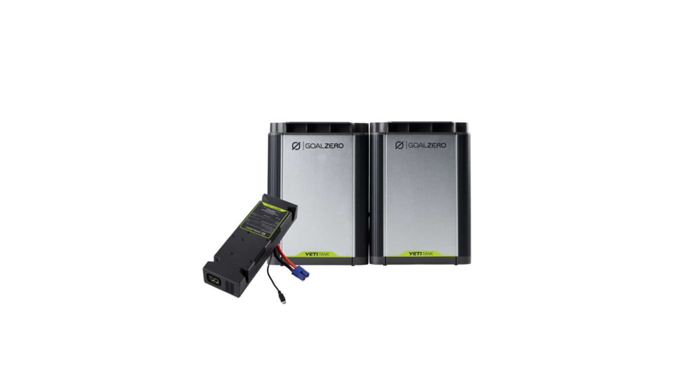 Goal Zero Yeti Tank &amp; Link 2500 V2 Kit w/110V PSU, Black, 44105