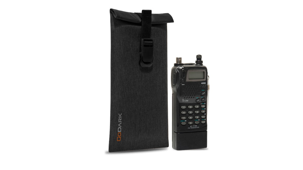 GoDark Faraday Bag for Satellite Phones - MAS Series, Charcoal, FSP-M03