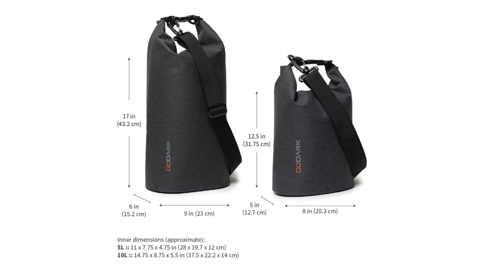 GoDark Faraday Dry Bag 5L, Black, One Size, FDB05
