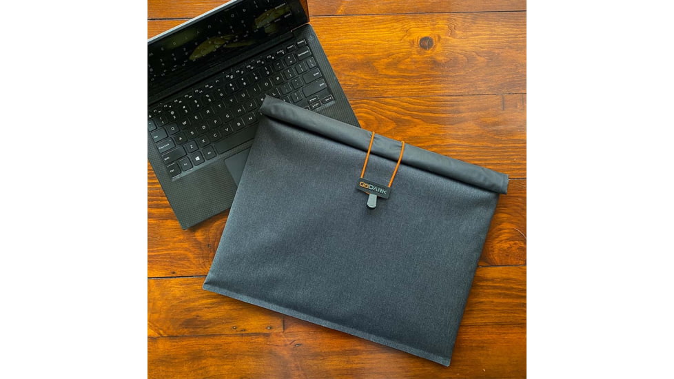 GoDark Large Faraday Sleeve for Laptop, Charcoal, LTSL01