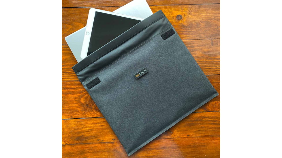 GoDark Large Faraday Sleeve for Laptop, Charcoal, LTSL01