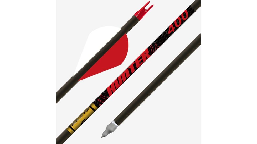 Gold Tip Hunter, 300 4 inch Feathers, 1/2dz, HUN300F6