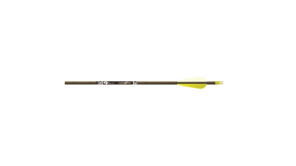 Gold Tip Lightning Arrows, Black 2.5 in. Vanes 6 pk. LIGA256