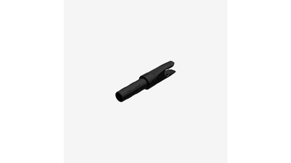 Gold Tip Nock, .204 Accu-Tough 12gr, Black, 1dz, NOCKATBL12