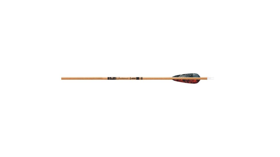 Gold Tip Traditional Arrows, 400 4 in. Feathers 6 pk. TRAD400F6