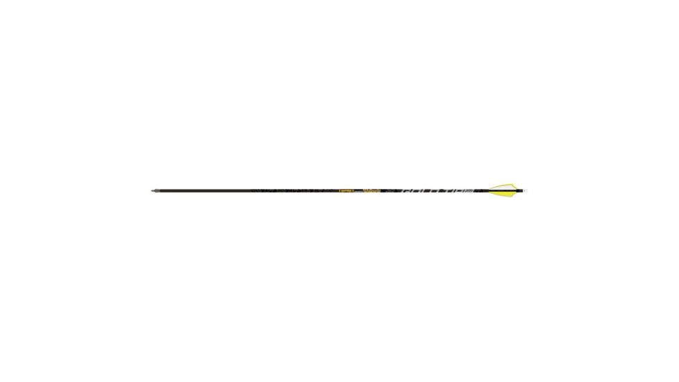 Gold Tip Valkyrie Arrow 500 4 Fletch, Black, Pack of 6, VAL500A2746