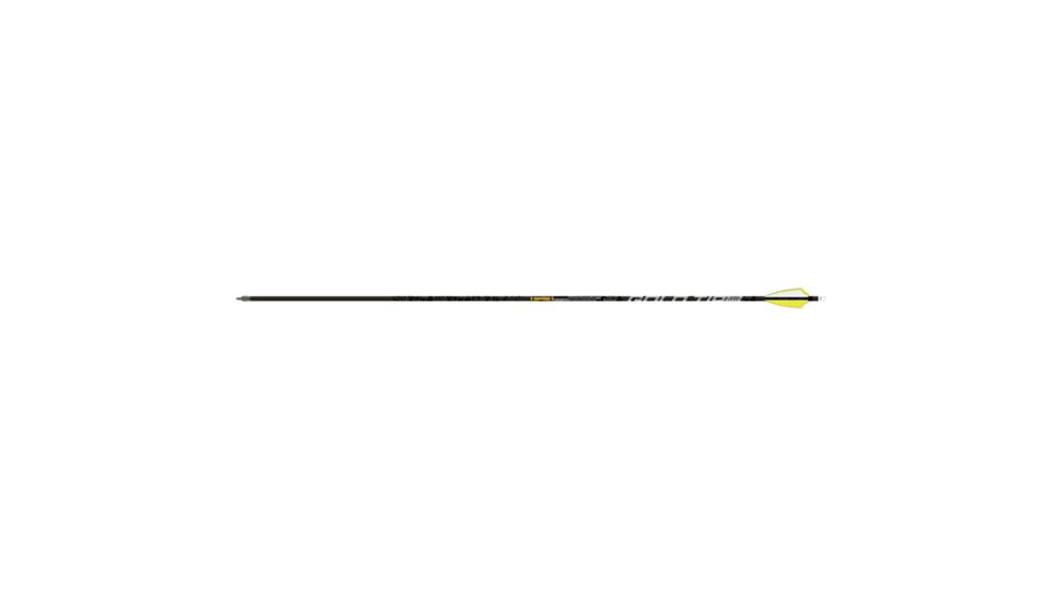 Gold Tip Valkyrie XT Arrow 500 4 Fletch, Black, Pack of 6, VALXT500A2746