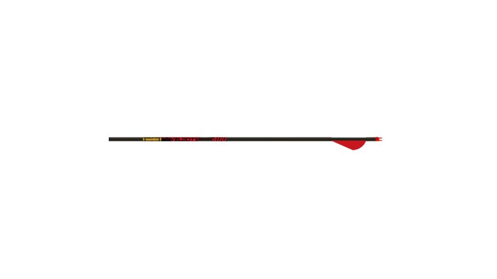 Gold Tip Velocity Arrows, 400 Raptor Vane 6 pk. VEL400A26