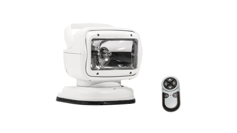GoLight Radioray GT Series Halohen Portable Mount w/ Wireless Handheld Remote Magnetic Shoe Mount, White, 7901GT