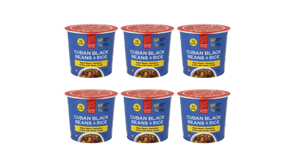 Good To-Go 2.01 oz Cuban Black Beans and Rice Cup
