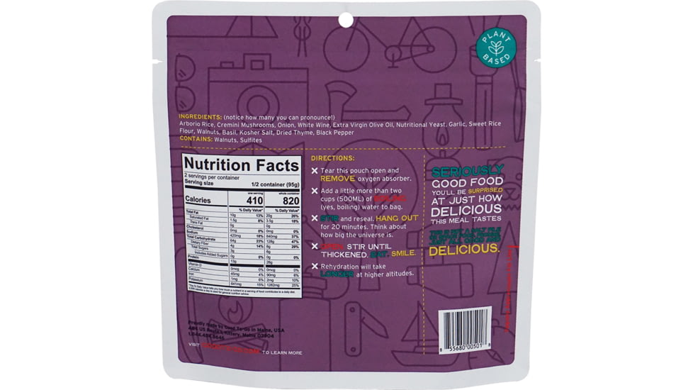 Good To-Go Mushroom Risotto - Single Serving, 1052