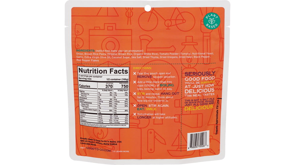 Good To-Go The Long Trail Kit, 5 Breakfasts &amp; 5 Single, 5 Double Meals, 5503LON
