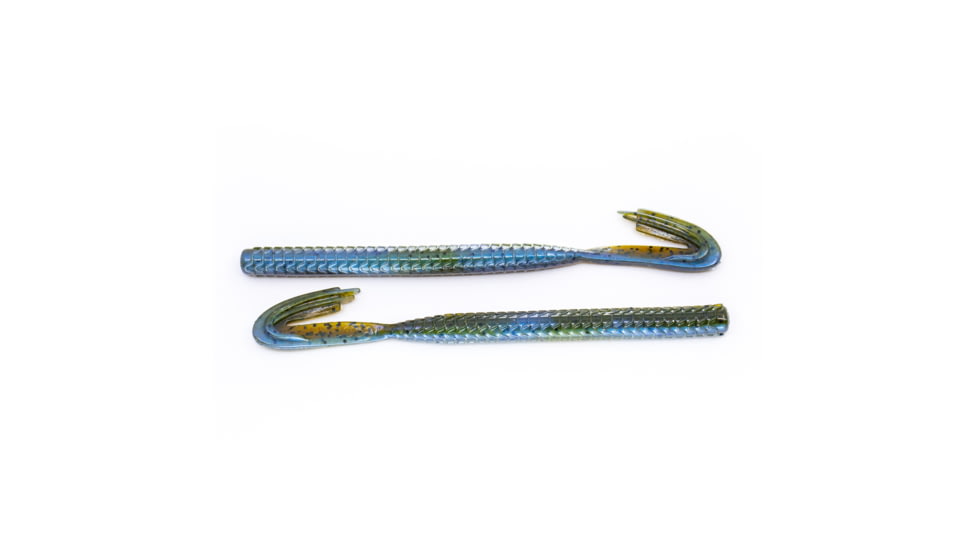 Googan Squad Blazin Worm XL Soft Bait, 6 Pack, 7.25in, Blue Baby, GBW-725-BLU