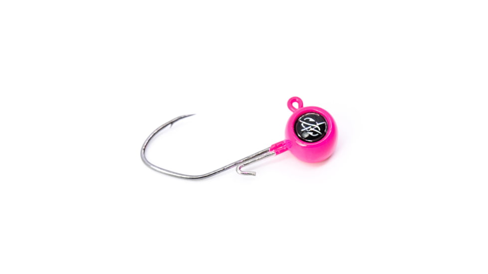 Googan Squad Crappie Jig Underspin, Pink, 1/16 oz, GCJU-116-PK