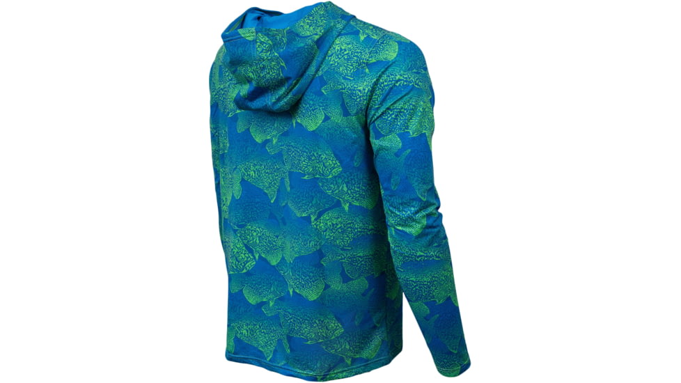 Googan Squad Crappie School Full Mesh Hooded Long-Sleeve Shirt - Mens, 2XL, GS243-2XL