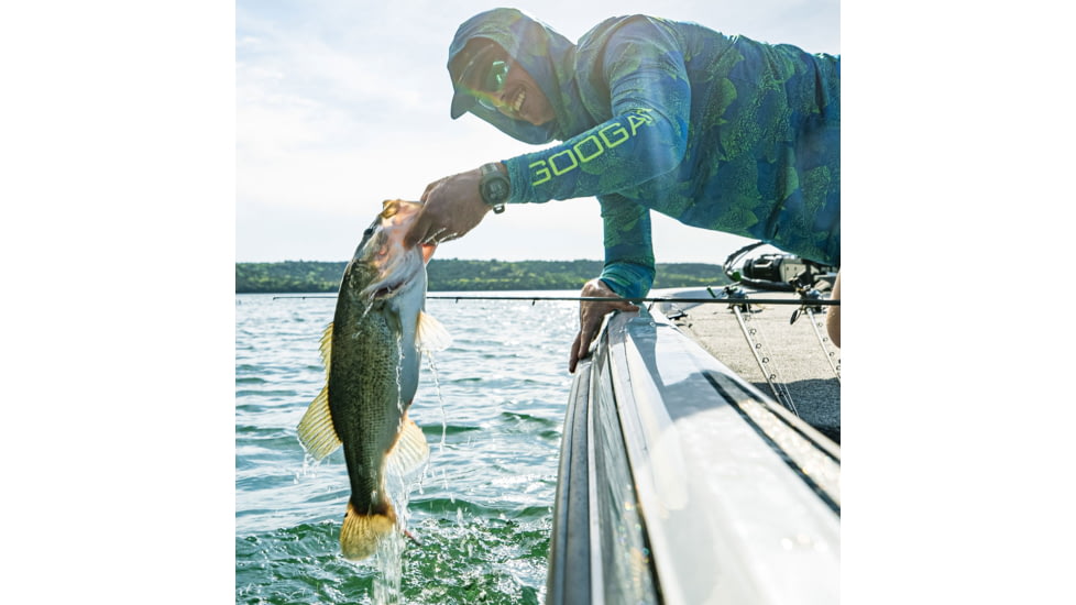 Googan Squad Crappie School Full Mesh Hooded Long-Sleeve Shirt - Mens, 2XL, GS243-2XL