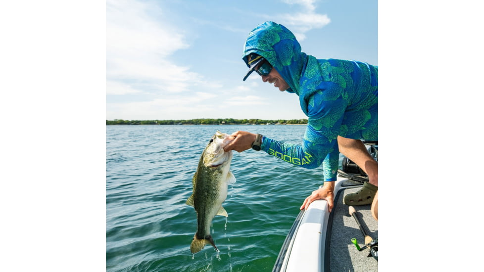 Googan Squad Crappie School Full Mesh Hooded Long-Sleeve Shirt - Mens, 2XL, GS243-2XL