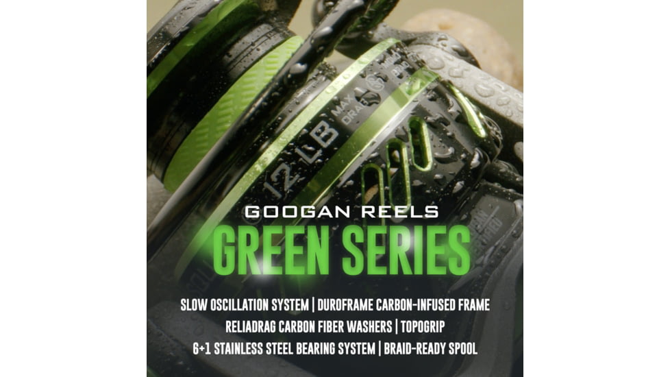 Googan Squad Green Series 2500 Spinning Reel