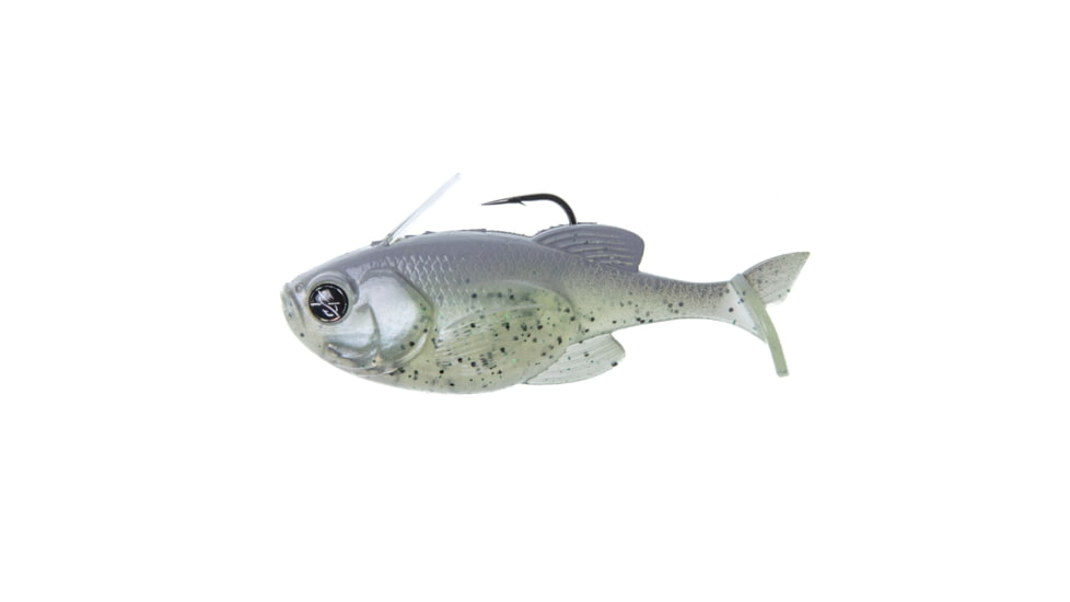 Googan Squad Guppy Swimbait, 3.8in, 1/4 oz, Black Crappie, GBG-3814-BKC