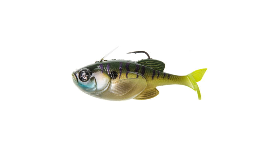 Googan Squad Guppy Swimbait, 3.8in, 1/4 oz, Dark Gill, GBG-3814-DKG