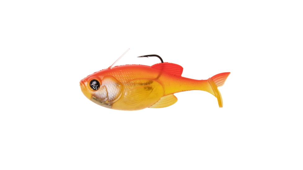 Googan Squad Guppy Swimbait, 3.8in, 1/4 oz, Goldfish, GBG-3814-GLF