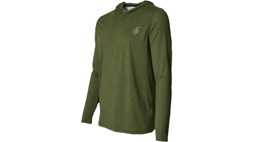 Googan Squad Hydrilla Topo Hooded Long-Sleeve Shirt - Mens, Medium, GS006-M