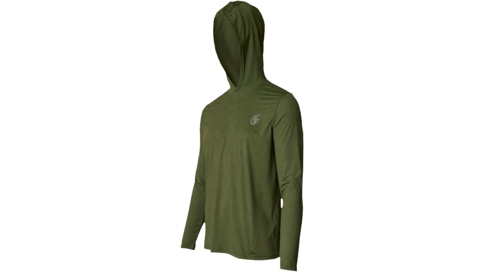 Googan Squad Hydrilla Topo Hooded Long-Sleeve Shirt - Mens, Medium, GS006-M