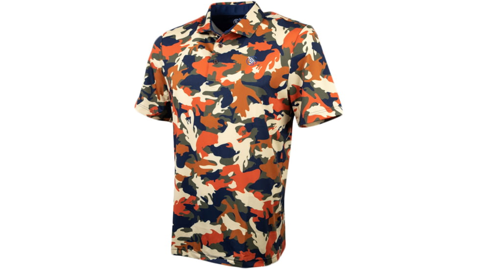 Googan Squad Incognito Orange Camo Polo - Mens, 2XL, GS135-2XL