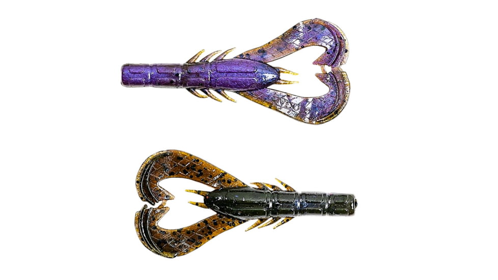 Googan Squad Krackin Craw, 3in, Green Pumpkin Pearl, GKC-3-GPU