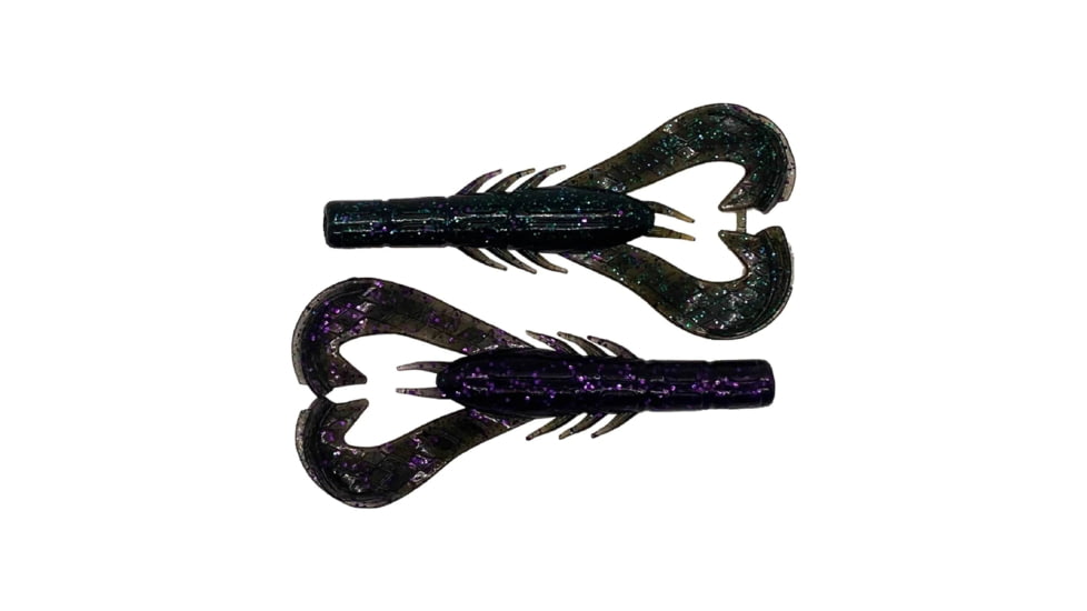 Googan Squad Krackin Craw, 4in, Sprayed Lettuce, GKC-SPL