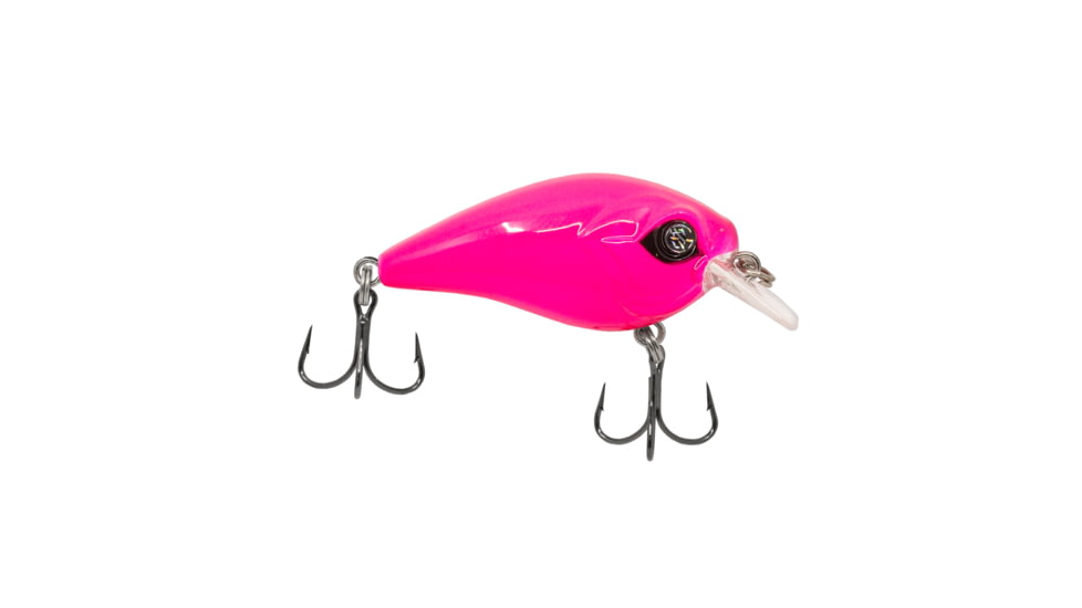 Googan Squad Micro Banger Hard Bait, 1.5in, 1/8 oz, Hot Pink, 10-01-GGS-10001AL