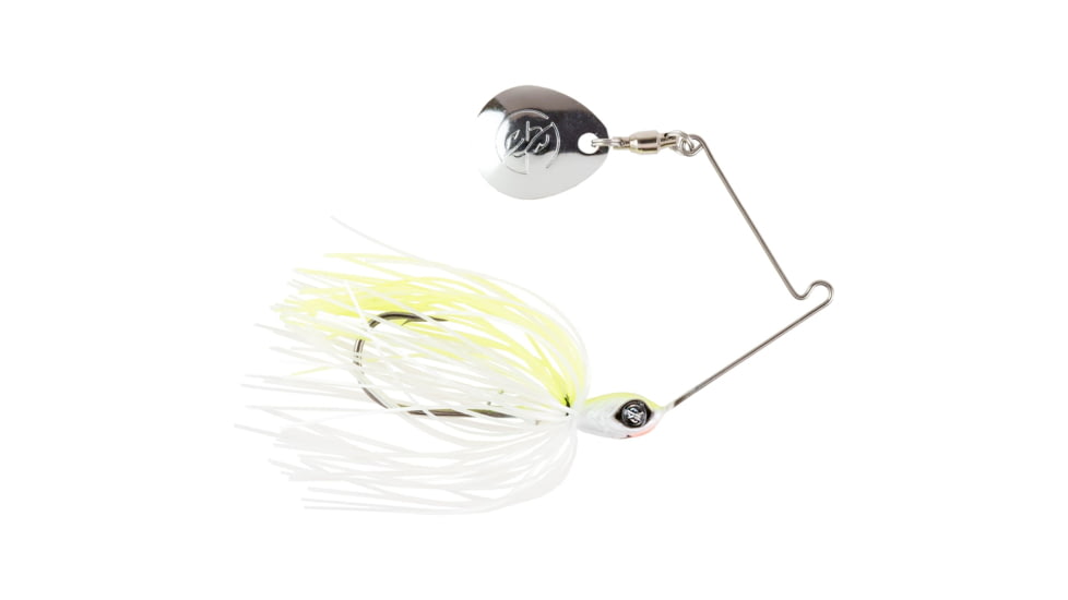 Googan Squad Micro Zinger Spinnerbait, 1/8 oz, Chartreuse White, 10-15-GGS-10000W
