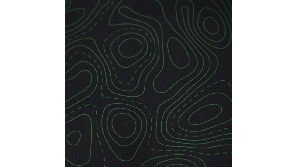 Googan Squad Midnight Topo Hooded Long-Sleeve Shirt w/Green Gaiter - Mens, X-Large, GS009-XL