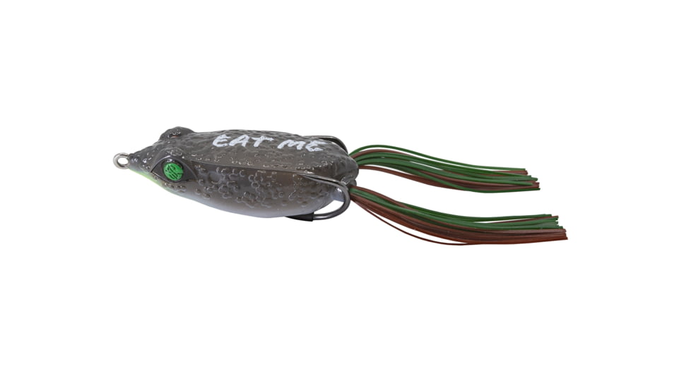 Googan Squad Mini Filthy Frog Hollow Body Bait, 2in, 3/8 oz, Green Pumpkin, 10-50-GGS-10000M