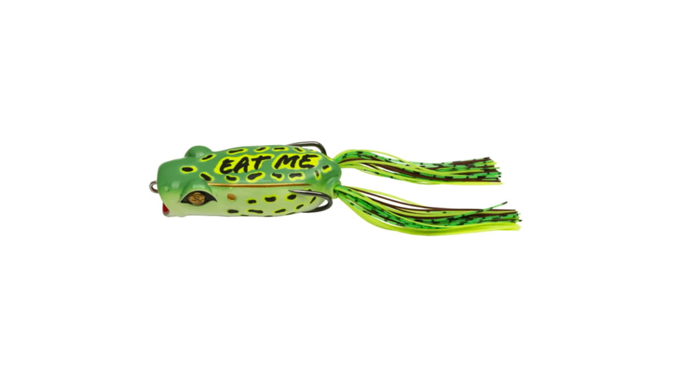 Googan Squad Mini Poppin' Filthy Frog Hollow Body Bait, 2in, 3/8 oz, Leopard Frog, 10-50-GGS-10001M
