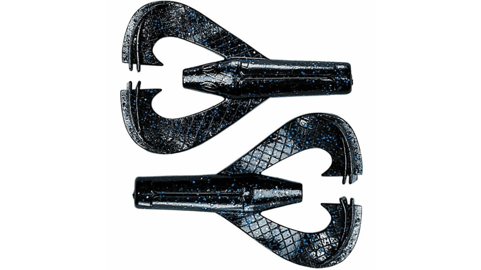 Googan Squad Rattlin Chunk Soft Bait, 10, 2.75in, Black Blue Flake, GRC-BLB