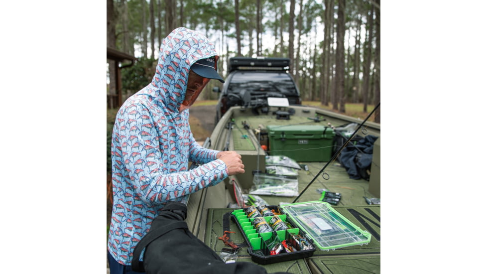 Googan Squad Water Color Banger Mesh Hooded Long-Sleeve Shirt - Mens, Small, GS233-S