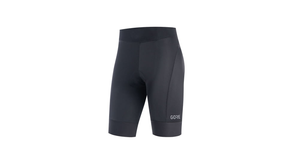 Gorewear GOREWEAR C3 Womens Cycling Short Tights+ in Black/White Large 12-14 Form fit, 100570-BL-L1