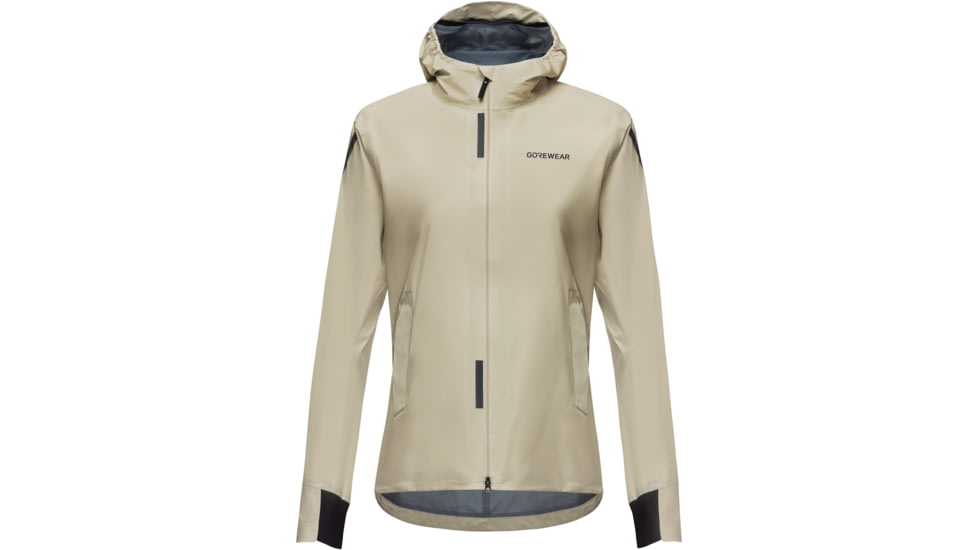 GOREWEAR CONCURVE GORE-TEX LE1 Running Jacket Womens in Tech Beige XL 16-18 Slim fit Waterproof 3CF39EC5, 101214-BG00-44